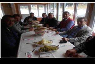  Abdulkadir Okay ile Halil İbrahim Şivgan, Şavşat Kaymakamı Cemil Sarıoğlunu ziyaret ettiler
