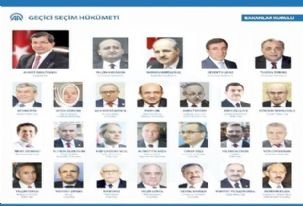 Başbakan Davutoğlu yeni kabineyi açıkladı…