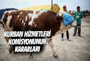 KURBAN HİZMETLERİ KOMİSYONU KARARLARI