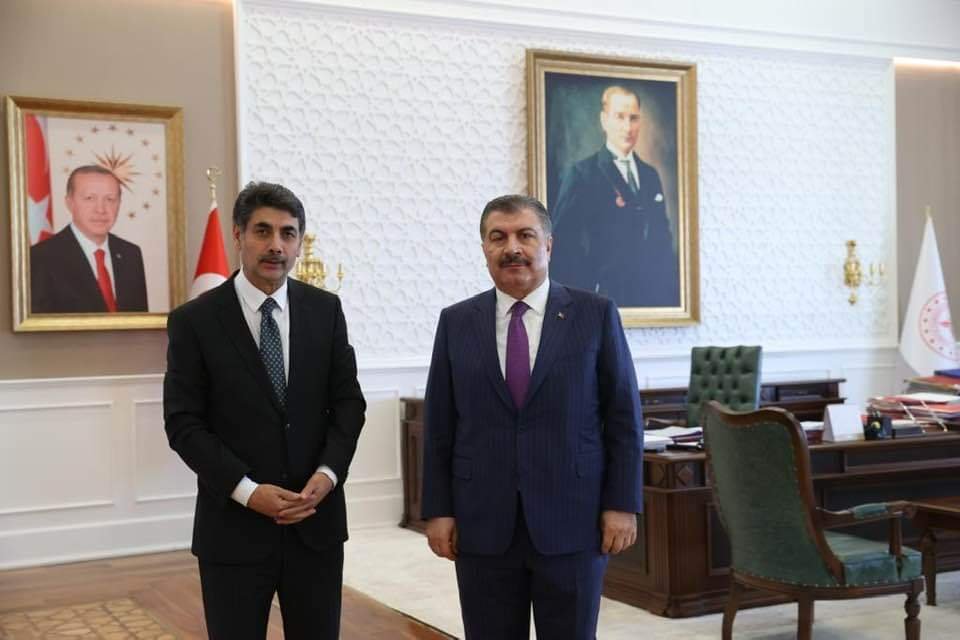 ORHAN ATALAY, SAĞLIK BAKANI İLE GÖRÜŞTÜ