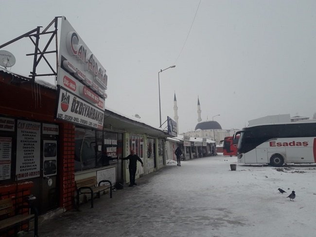 OTOBÜS SEFERLERİ İPTAL EDİLDİ